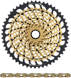 SRAM XX1 Eagle XG-1299 Kassette + PC XX1 Eagle Kette 12-fach Verschleißset -Fahrradzubehör 338301