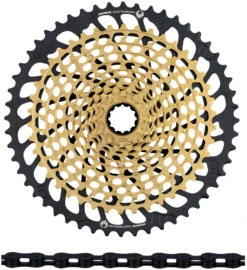 SRAM XX1 Eagle XG-1299 Kassette + PC XX1 Eagle Kette 12-fach Verschleißset -Fahrradzubehör 338303