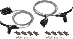HOPE Tech 4 V4 V+h Set Scheibenbremse Mit Stahlflexleitung -Fahrradzubehör 459497