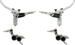 HOPE Tech 4 V4 V+h Set Scheibenbremse Mit Stahlflexleitung -Fahrradzubehör 459499