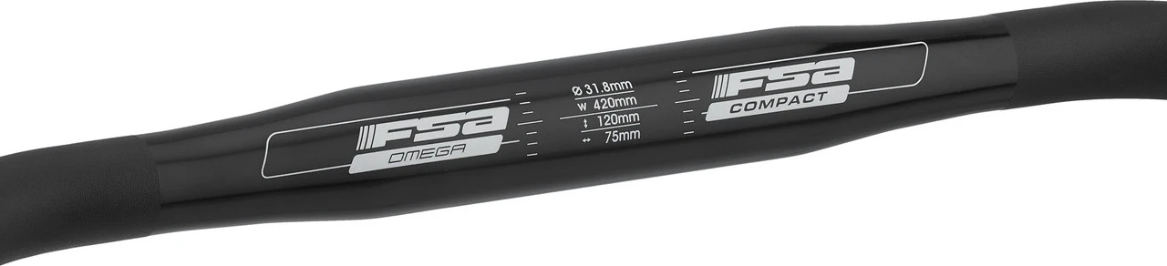 FSA Omega Compact 31.8 Lenker 6 FSA Omega Compact 31.8 Lenker – Bild 6